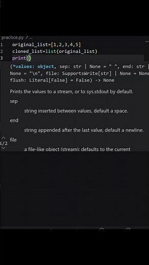 67 Python Program to clone a list