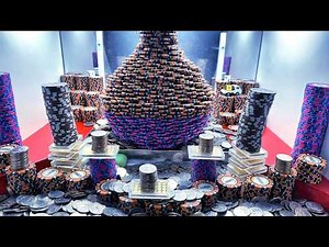 Massive Genie Bottle Tower in the High-Limit Coin Pusher!