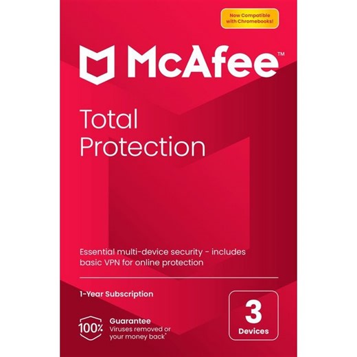 Buy McAfee Total Protection 1 Year, 3 Device - Auto Renewal | Computer software | Argos