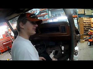 Heater box removal on 1977 Ford F250 and A/C box removal 1977 Ford F-250 Crew Cab Restoration Part 6