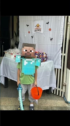 DIY Minecraft costume #diy #doityourself #minecraft #steve #costume