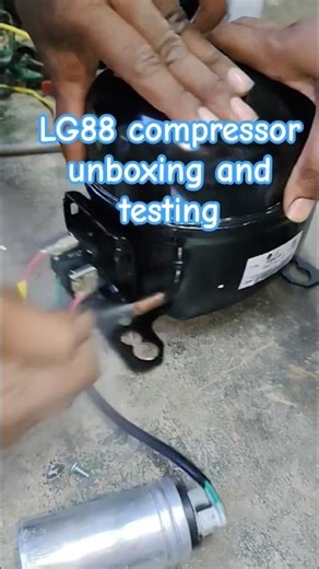 LG88 compressor unboxing and testing #guide #diy