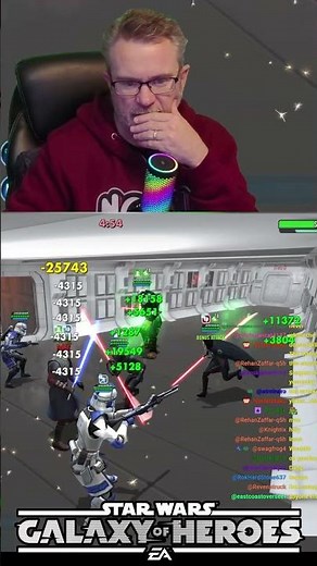 GAS vs Inquisitor Barriss Offee!!! #swgoh #swgohgrandarena