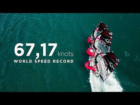 Tridem Windsurfing - Smashing the Sailing World Speed Record : 67,17 knots