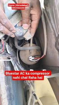 trending short bluestar AC ka compressor nahi chal Raha hai #airconditioner #accircuits #hitachi