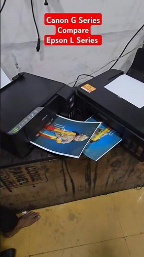 Canon G3010 Compare Epson L3250 Photo print Speed Test All-in One Color printer