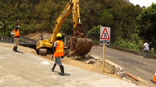 The Caribbean Development Bank has wrapped up a mission to assess the long-running Millennium Highway and West Coast Road Reconstruction Project, and Infrastructure Minister Stephenson King says while progress is steady, key lessons must be learned. King has called on the CDB to use this experience to improve how future infrastructure projects are structured and delivered, even as new challenges—like the need for a water line in Soufriere—continue to emerge. | Dbstvstlucia