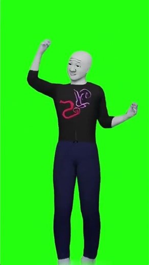 3d wojak's night drive dance #3dwojak #wojak #nightdrive