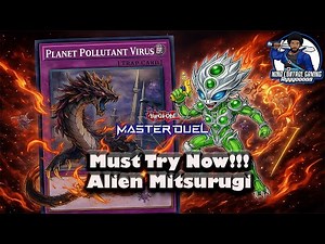 *** The Best Way To Play Aliens!! *** Alien Mitsurugi Just Got Much Better - Master Duel Ranked Duel