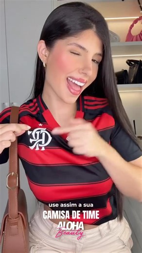 Inspo de como usar a camisa do seu time ⚽️✨#AlohaInfluencer #Beauty #Viral #Looks #Beleza