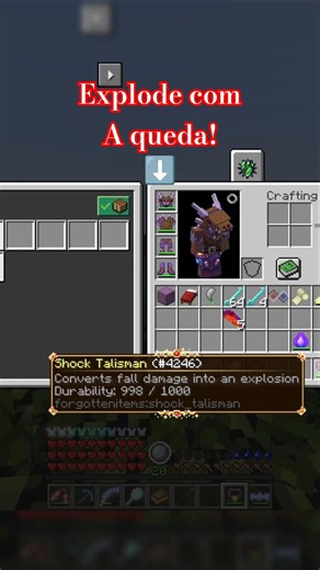 This is the shock talisman! #minecraft #rlcraft #gaming