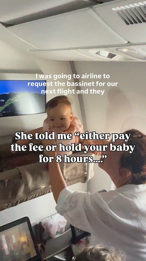 She said “you can pay the fee or hold your baby for 8 hours” like it was no big deal. 😳 who remembers this? Story time: I was calling to request a bassinet for our next flight and they wanted $100 for it PLUS $150 per seat around it. That’s actually $600 extra just so my baby doesn’t have to sleep on my lap for 8 hours. And that’s considering our family wouldn’t sit together 🤦‍♀️ You already pay an infant fee for that lap baby - now they want to charge you again for basic accommodation? It fee