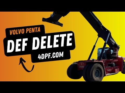Volvo Penta DPF+DEF Delete Kit Installation - Kalmar Reachstacker