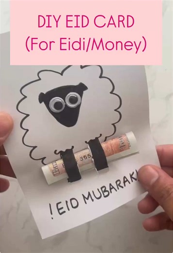 DIY Eid Card Craft for Monetary Gifts