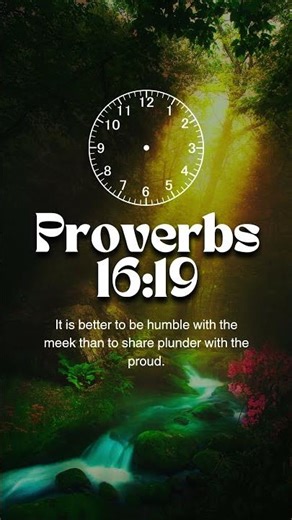 Proverbs 16:19 #bibleverse