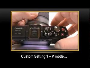 Panasonic - LUMIX G Series - DMC-GX1 - How to Program the Custom Settings Menu.