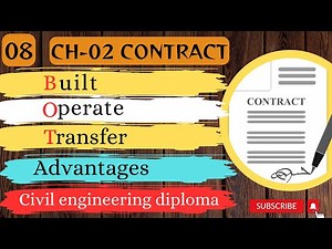 08* Built Operate Transfer BOT project | Advantages | Disadvantages | CAA | Civil engg. #education