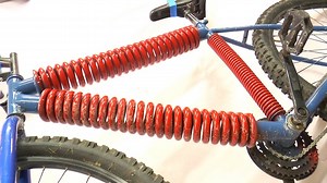 The bicycle of springs