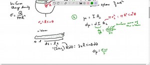 When a rigid charge distribution with charge Q and mass M rotates about an axis, its magnetic moment μ is linearly proportional to its angular momentum L, with μ=γL . The constant of proportionality γis called the gyromagnetic ratio of the object. We can write γ=g(Q / 2 M), where g is a dimensionless number called the g -factor of the object. Consider a spherical shell with mass M and uniformly distributed charge Q centered on the origin O and rotating about the z -axis with angular speed ω. (a)