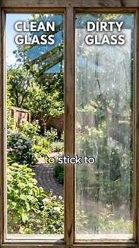 Why store-bought glass cleaner is a lie 🚫 #cleaning #tips #shorts
