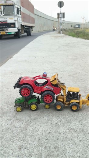 Remote Control Jcb And police 🚨 🚓 Mahindra 🚜 Unboxing And Testing Short Video ||