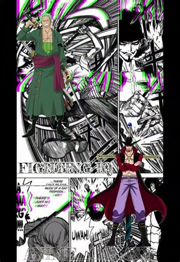 Zoro vs Mihawk || 🔥|| #animeversus #onepiece #zoroedit #roronoazoro #mihawkedit #draculemihawk