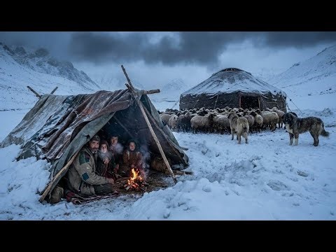 Surviving Shepherd Life in One Of The Coldest Regions Of Nepal |A Snowy Freezing Winter Village intr