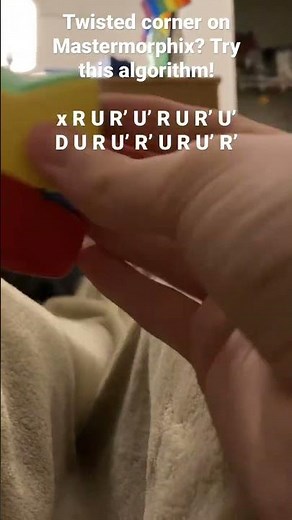 How to solve twisted corner on a mastermorphix