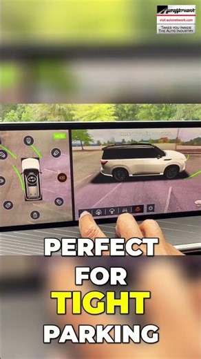 Invisible Hood View: Perfect Parking with X-Ray Vision! #shorts