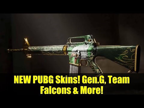 NEW PUBG Skins! Gen.G, Team Falcons & More! | PUBG Esports