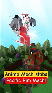 Roblox Build a Boat for Treasure Anime Mech stabs Pacific Rim Cherno Alpha Mech! #babft #roblox