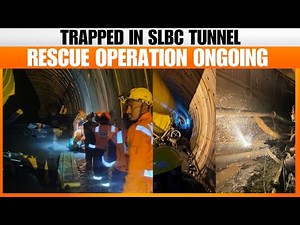 Telangana : Trapped in the SLBC Tunnel: Rescue Operation Underway | News9
