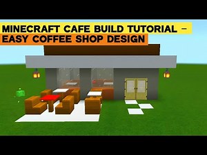 Minecraft Café Build Tutorial – Easy Coffee Shop Design