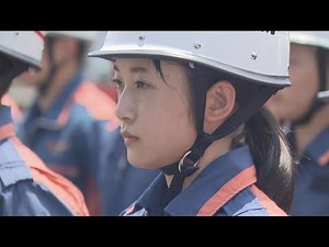 "10 levels of rigorous training on a 10-point scale" Firefighter students rush into the scene of ...