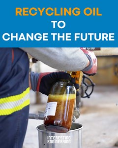 This facility uses well-calculated engineering to recycle used lubricating oils to save the environment and change our future. | Interesting Engineering