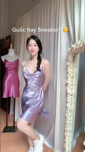 Shiny liquid slippery sexy satin slip dress