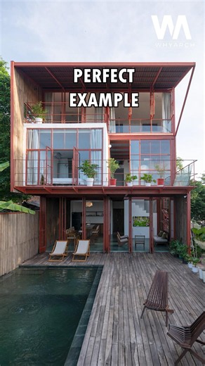 Epic 245 Sqm House | Scarlet Pavilion |#shorts #whyarch #architecture #homedesign