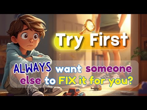 Try first, Ask later | Solve problems yourself Kids Story | Independent Perseverance Problem-solving