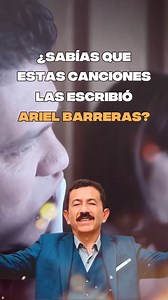 155K views · 4.2K reactions | A lo largo de mi carrera he tenido la fortuna de que varios artistas interpreten mis canciones y las conviertan en grandes éxitos. Gracias a todos ellos por darle vida a mi música ☺️﫶 #ArielBarreras | Ariel Barreras | Facebook