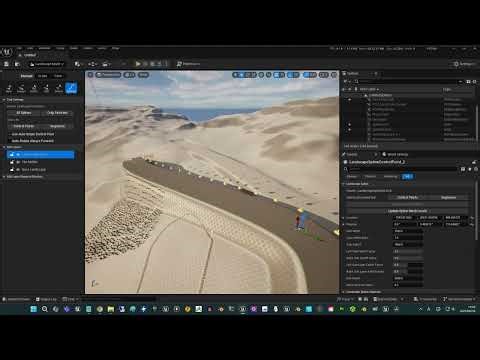 Landscape Spline + PCG Spline