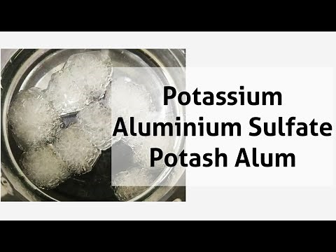 Synthesis of Potassium alum (Potassium Aluminium Sulfate)NCERT