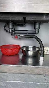 How to Install a Baby Sink Drain Hose #kitchen #lifeisbutadream #diy
