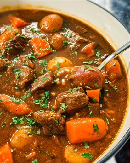 Warm, hearty, and full of classic flavor, this Beef Stew is the ultimate comfort dish — a simple, soul-soothing keeper that makes every spoonful feel like home. .............. Full Recipe in Coʍmеոτ 💬 | Recipes with Me