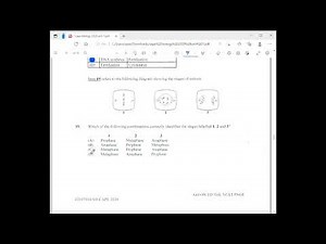 Cape Biology 2020 Unit 1 Paper 1 Solutions