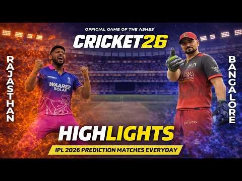 RR vs RCB : Rajasthan Royals vs Royal Challengers Bangalore | IPL Today Match Highlights 10th april