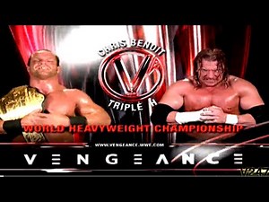 Triple H vs Chris Benoit Vengeance 2004 Highlights