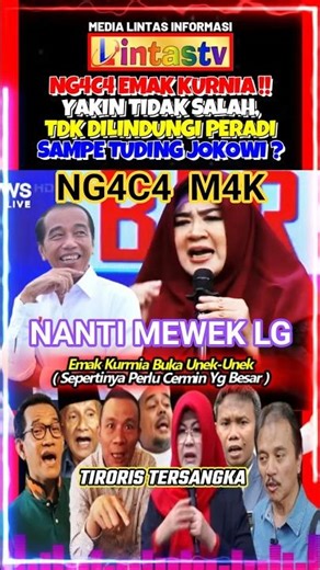 Looks like Emak Kurnia needs a big mirror