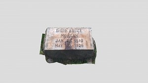 David Morgan Headstone - Download Free 3D model by Katherine Tippins Sylvestre (@sylveska)