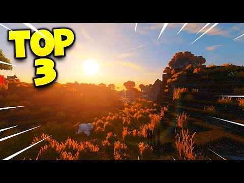 TOP 3 MELHORES SHADERS REALISTA PARA MINECRAFT PE! (Minecraft bedrock edition)