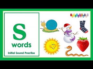 Ss Vocabulary for Kids/ Initial Sound